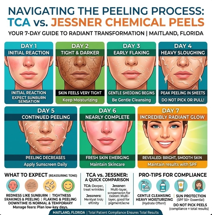 TCA vs. Jessner Peels: Maitland's Guide to Glowing Skin