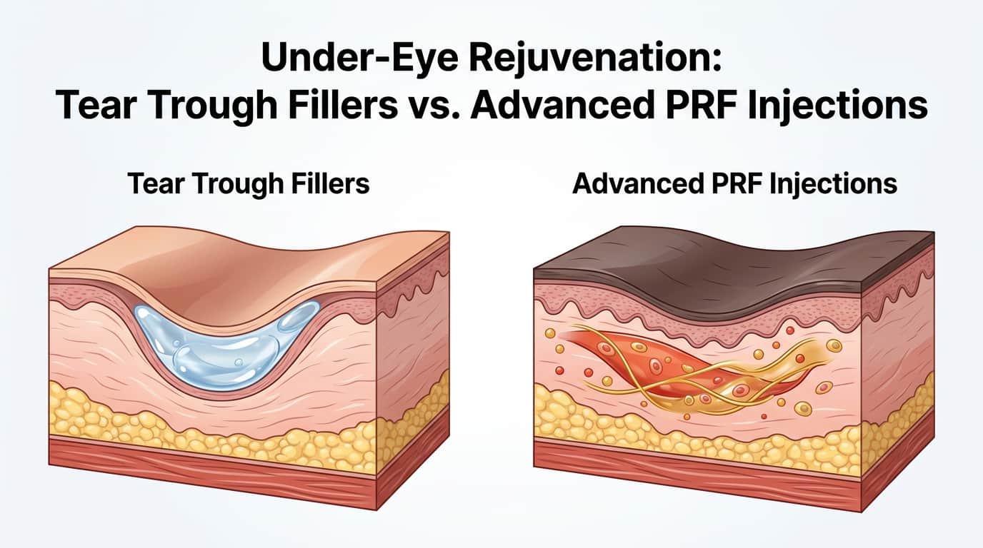 Under-Eye Fillers vs. PRF: What Works Best For Dark Circles?
